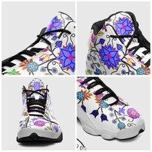 Load image into Gallery viewer, Floral Beadwork Seven Clans White Athletic Shoes Herman 
