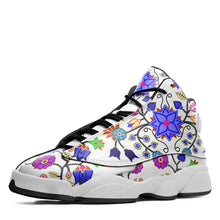 Load image into Gallery viewer, Floral Beadwork Seven Clans White Athletic Shoes Herman 
