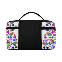 Load image into Gallery viewer, Floral Beadwork Seven Clans White Cosmetic Bag/Large (Model 1658) Cosmetic Bag e-joyer 
