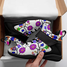 Load image into Gallery viewer, Floral Beadwork Seven Clans White Ipottaa Basketball / Sport High Top Shoes 49 Dzine 
