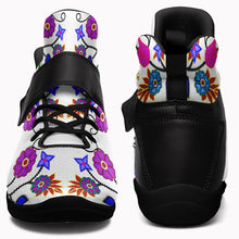 Load image into Gallery viewer, Floral Beadwork Seven Clans White Ipottaa Basketball / Sport High Top Shoes 49 Dzine 
