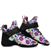 Load image into Gallery viewer, Floral Beadwork Seven Clans White Ipottaa Basketball / Sport High Top Shoes 49 Dzine 
