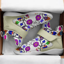 Load image into Gallery viewer, Floral Beadwork Seven Clans White Ipottaa Basketball / Sport High Top Shoes 49 Dzine 
