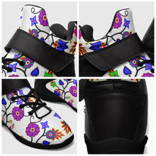 Load image into Gallery viewer, Floral Beadwork Seven Clans White Ipottaa Basketball / Sport High Top Shoes 49 Dzine 
