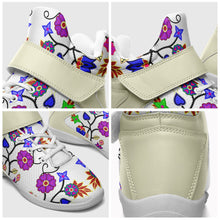 Load image into Gallery viewer, Floral Beadwork Seven Clans White Ipottaa Basketball / Sport High Top Shoes 49 Dzine 
