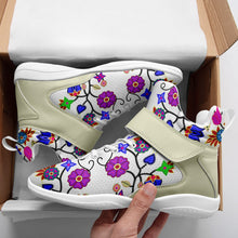 Load image into Gallery viewer, Floral Beadwork Seven Clans White Ipottaa Basketball / Sport High Top Shoes 49 Dzine 
