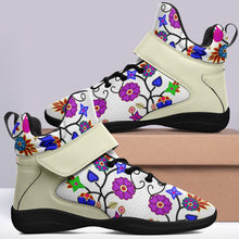 Load image into Gallery viewer, Floral Beadwork Seven Clans White Ipottaa Basketball / Sport High Top Shoes 49 Dzine 
