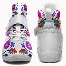 Load image into Gallery viewer, Floral Beadwork Seven Clans White Ipottaa Basketball / Sport High Top Shoes 49 Dzine 
