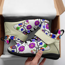 Load image into Gallery viewer, Floral Beadwork Seven Clans White Ipottaa Basketball / Sport High Top Shoes 49 Dzine 
