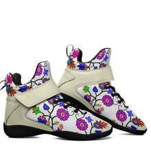 Load image into Gallery viewer, Floral Beadwork Seven Clans White Ipottaa Basketball / Sport High Top Shoes 49 Dzine 
