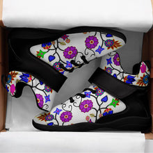 Load image into Gallery viewer, Floral Beadwork Seven Clans White Ipottaa Basketball / Sport High Top Shoes 49 Dzine 
