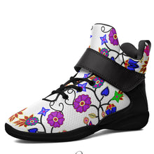 Load image into Gallery viewer, Floral Beadwork Seven Clans White Ipottaa Basketball / Sport High Top Shoes 49 Dzine 
