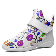 Load image into Gallery viewer, Floral Beadwork Seven Clans White Ipottaa Basketball / Sport High Top Shoes 49 Dzine 
