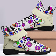 Load image into Gallery viewer, Floral Beadwork Seven Clans White Ipottaa Basketball / Sport High Top Shoes - Black Sole 49 Dzine 
