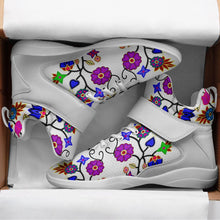 Load image into Gallery viewer, Floral Beadwork Seven Clans White Kid&#39;s Ipottaa Basketball / Sport High Top Shoes 49 Dzine 
