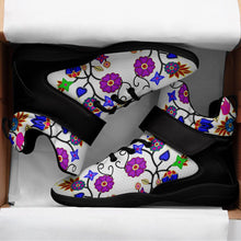 Load image into Gallery viewer, Floral Beadwork Seven Clans White Kid&#39;s Ipottaa Basketball / Sport High Top Shoes 49 Dzine 
