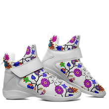 Load image into Gallery viewer, Floral Beadwork Seven Clans White Kid&#39;s Ipottaa Basketball / Sport High Top Shoes 49 Dzine 
