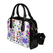 Load image into Gallery viewer, Floral Beadwork Seven Clans White Shoulder Handbag (Model 1634) Shoulder Handbags (1634) e-joyer 
