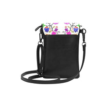 Load image into Gallery viewer, Floral Beadwork Seven Clans White Small Cell Phone Purse (Model 1711) Small Cell Phone Purse (1711) e-joyer 
