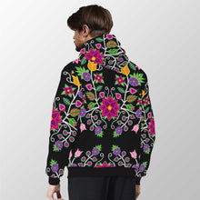 Load image into Gallery viewer, Floral Beadwork Sherpa Hoodie 49 Dzine 
