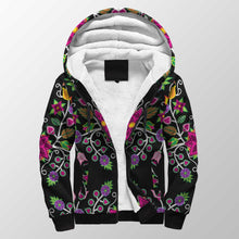 Load image into Gallery viewer, Floral Beadwork Sherpa Hoodie 49 Dzine 
