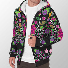 Load image into Gallery viewer, Floral Beadwork Sherpa Hoodie 49 Dzine 
