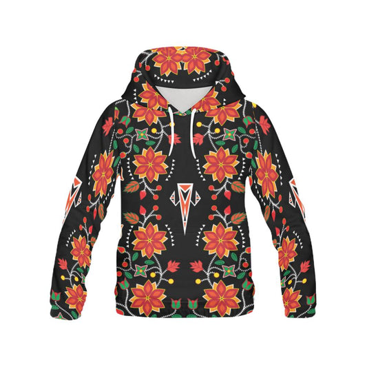 Floral Beadwork Six Bands All Over Print Hoodie for Men (USA Size) (Model H13) All Over Print Hoodie for Men (H13) e-joyer 
