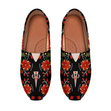 Load image into Gallery viewer, Floral Beadwork Six Bands Casual Unisex Slip On Shoe Herman 
