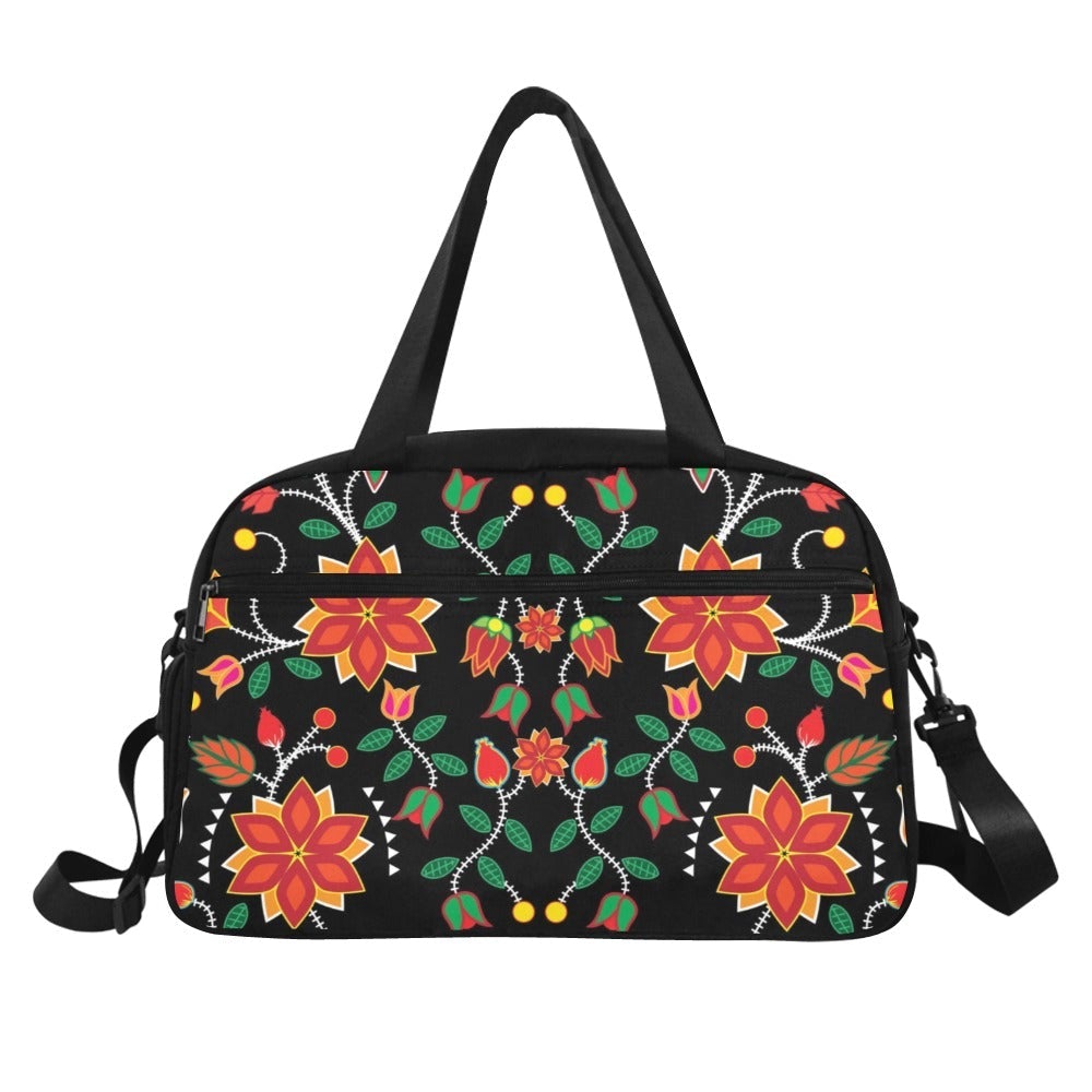 Floral Beadwork Six Bands Fitness Handbag (Model 1671) bag e-joyer 