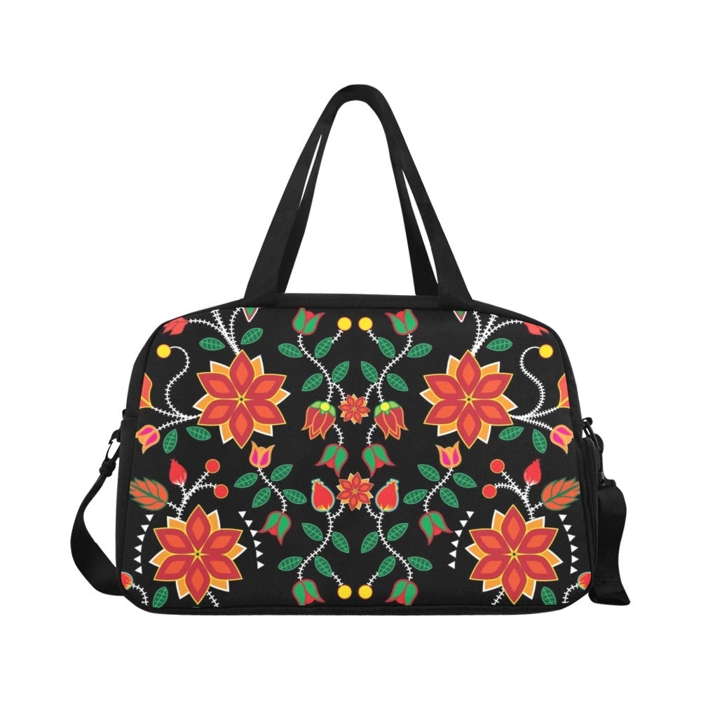 Floral Beadwork Six Bands Fitness Handbag (Model 1671) bag e-joyer 