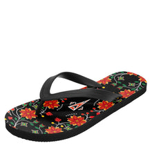 Load image into Gallery viewer, Floral Beadwork Six Bands Flip Flops 49 Dzine 
