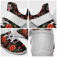 Load image into Gallery viewer, Floral Beadwork Six Bands Ipottaa Basketball / Sport High Top Shoes 49 Dzine 
