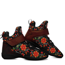 Load image into Gallery viewer, Floral Beadwork Six Bands Ipottaa Basketball / Sport High Top Shoes 49 Dzine 
