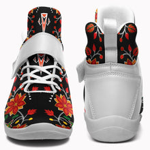 Load image into Gallery viewer, Floral Beadwork Six Bands Ipottaa Basketball / Sport High Top Shoes 49 Dzine 
