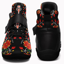 Load image into Gallery viewer, Floral Beadwork Six Bands Ipottaa Basketball / Sport High Top Shoes 49 Dzine 
