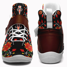 Load image into Gallery viewer, Floral Beadwork Six Bands Ipottaa Basketball / Sport High Top Shoes 49 Dzine 
