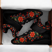 Load image into Gallery viewer, Floral Beadwork Six Bands Ipottaa Basketball / Sport High Top Shoes 49 Dzine 
