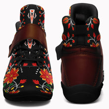 Load image into Gallery viewer, Floral Beadwork Six Bands Ipottaa Basketball / Sport High Top Shoes 49 Dzine 
