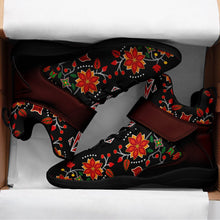 Load image into Gallery viewer, Floral Beadwork Six Bands Ipottaa Basketball / Sport High Top Shoes 49 Dzine 
