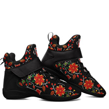 Load image into Gallery viewer, Floral Beadwork Six Bands Ipottaa Basketball / Sport High Top Shoes - Black Sole 49 Dzine 
