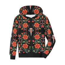 Load image into Gallery viewer, Floral Beadwork Six Bands Kids&#39; All Over Print Hoodie (Model H38) Kids&#39; AOP Hoodie (H38) e-joyer 
