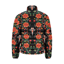 Load image into Gallery viewer, Floral Beadwork Six Bands Men&#39;s Stand Collar Padded Jacket (Model H41) Men&#39;s Stand Collar Padded Jacket (H41) e-joyer 
