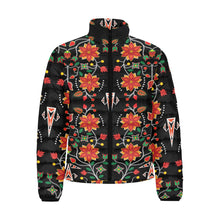 Load image into Gallery viewer, Floral Beadwork Six Bands Men&#39;s Stand Collar Padded Jacket (Model H41) Men&#39;s Stand Collar Padded Jacket (H41) e-joyer 
