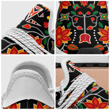Load image into Gallery viewer, Floral Beadwork Six Bands Okaki Sneakers Shoes 49 Dzine 
