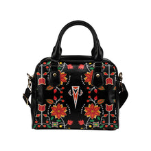 Load image into Gallery viewer, Floral Beadwork Six Bands Shoulder Handbag (Model 1634) Shoulder Handbags (1634) e-joyer 
