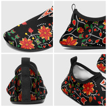 Load image into Gallery viewer, Floral Beadwork Six Bands Sockamoccs Kid&#39;s Slip On Shoes 49 Dzine 
