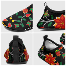 Load image into Gallery viewer, Floral Beadwork Six Bands Sockamoccs Slip On Shoes Herman 
