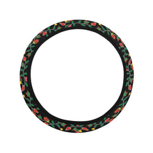 Load image into Gallery viewer, Floral Beadwork Six Bands Steering Wheel Cover with Elastic Edge Steering Wheel Cover with Elastic Edge e-joyer 
