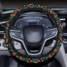 Load image into Gallery viewer, Floral Beadwork Six Bands Steering Wheel Cover with Elastic Edge Steering Wheel Cover with Elastic Edge e-joyer 
