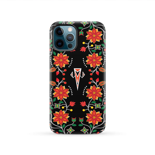 Floral Beadwork Six Bands Tough Case Tough Case wc-fulfillment iPhone 12 Pro 